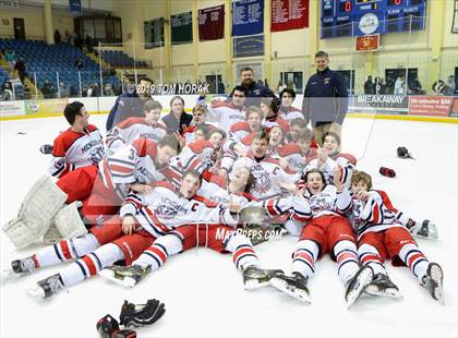 Thumbnail 3 in Park Regional [Hanover Park/Whippany Park] vs Mendham (Haas Cup Final) photogallery.