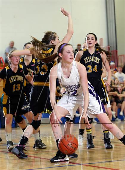Thumbnail 2 in Keystone vs. Coudersport (Dixtrict IX A Quarterfinal) photogallery.