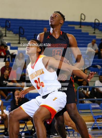 Thumbnail 1 in Wasatch Academy vs. Taft (Rolling Hills Prep State Preview Classic) photogallery.