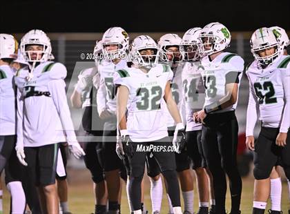 Thumbnail 3 in St. Joseph @ Bakersfield Christian (CIF CS D2 Qtr Final) photogallery.