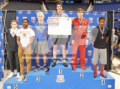Thumbnail 3 in NCHSAA Wrestling Championships (Awards) photogallery.