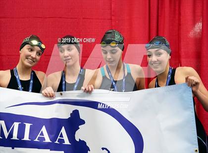 Thumbnail 3 in MIAA Winter Division 2 Girls Championship photogallery.
