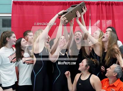 Thumbnail 2 in MIAA Winter Division 2 Girls Championship photogallery.