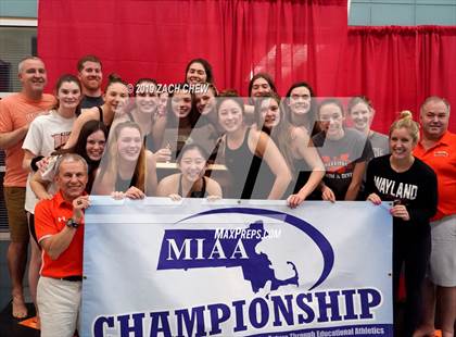 Thumbnail 3 in MIAA Winter Division 2 Girls Championship photogallery.