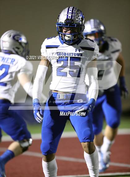 Thumbnail 2 in Georgetown @ Dripping Springs (UIL 5A Bi-District Playoff) photogallery.