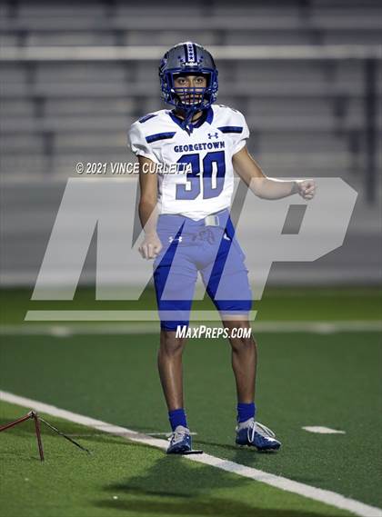 Thumbnail 2 in Georgetown @ Dripping Springs (UIL 5A Bi-District Playoff) photogallery.