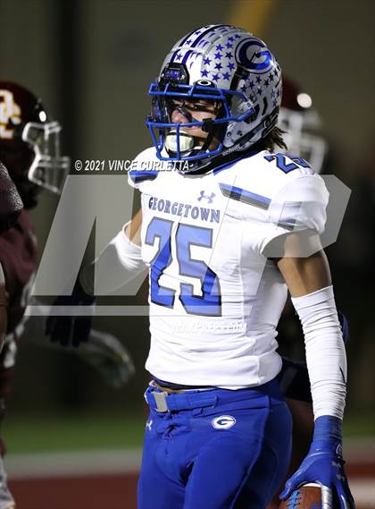 Thumbnail 3 in Georgetown @ Dripping Springs (UIL 5A Bi-District Playoff) photogallery.