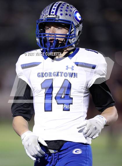Thumbnail 3 in Georgetown @ Dripping Springs (UIL 5A Bi-District Playoff) photogallery.