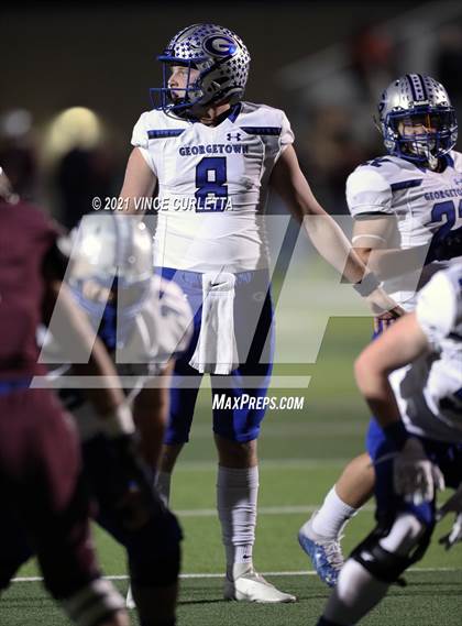 Thumbnail 3 in Georgetown @ Dripping Springs (UIL 5A Bi-District Playoff) photogallery.