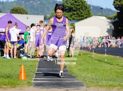 Thumbnail 1 in JV: Jesuit @ Sunset (Long Jump) photogallery.
