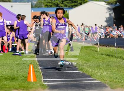 Thumbnail 1 in JV: Jesuit @ Sunset (Long Jump) photogallery.