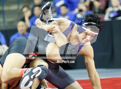 Thumbnail 1 in CIF State Boys Wrestling Championships (Day 1 - Round 1) photogallery.