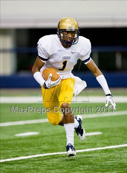 Thumbnail 3 in St. Thomas Aquinas vs. Skyline (Kirk Herbstreit National Kickoff Classic) photogallery.