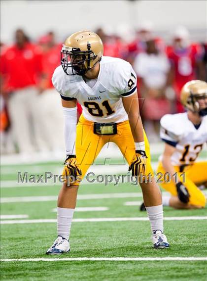 Thumbnail 3 in St. Thomas Aquinas vs. Skyline (Kirk Herbstreit National Kickoff Classic) photogallery.