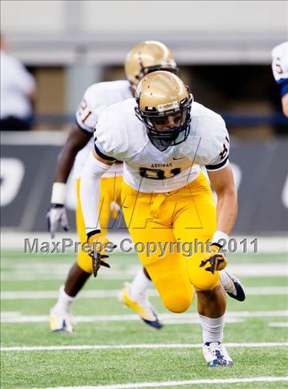 Thumbnail 1 in St. Thomas Aquinas vs. Skyline (Kirk Herbstreit National Kickoff Classic) photogallery.