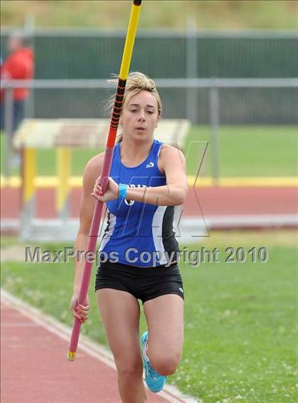 Thumbnail 2 in CIF SJS Masters Championships (Girls Pole Vault) photogallery.