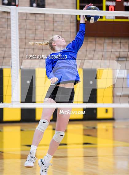 Thumbnail 2 in Valley Christian vs. Pusch Ridge Christian Academy (AIA 3A Round 1 Playoff) photogallery.