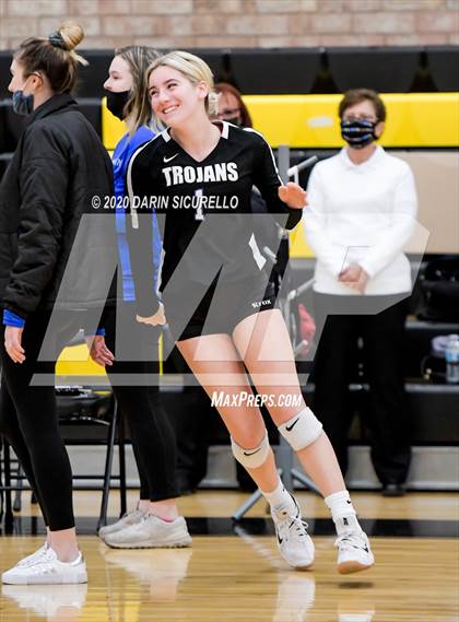 Thumbnail 2 in Valley Christian vs. Pusch Ridge Christian Academy (AIA 3A Round 1 Playoff) photogallery.