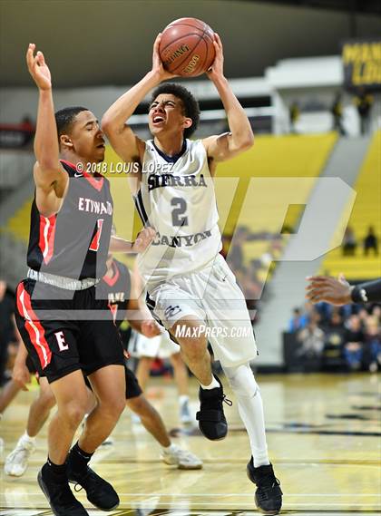 Thumbnail 1 in Etiwanda @ Sierra Canyon (CIF Open DIV Southern Regional Final) photogallery.