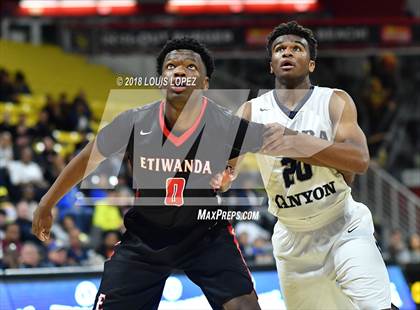 Thumbnail 1 in Etiwanda @ Sierra Canyon (CIF Open DIV Southern Regional Final) photogallery.