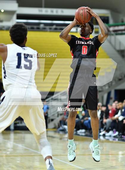 Thumbnail 2 in Etiwanda @ Sierra Canyon (CIF Open DIV Southern Regional Final) photogallery.