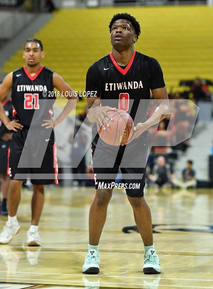 Thumbnail 3 in Etiwanda @ Sierra Canyon (CIF Open DIV Southern Regional Final) photogallery.