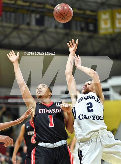 Thumbnail 3 in Etiwanda @ Sierra Canyon (CIF Open DIV Southern Regional Final) photogallery.