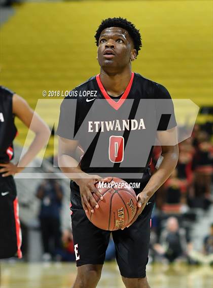 Thumbnail 2 in Etiwanda @ Sierra Canyon (CIF Open DIV Southern Regional Final) photogallery.