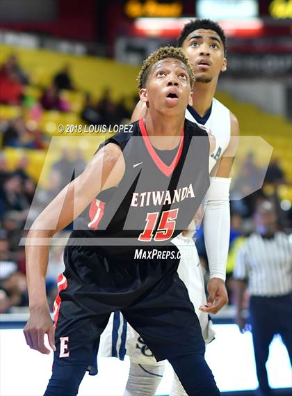Thumbnail 1 in Etiwanda @ Sierra Canyon (CIF Open DIV Southern Regional Final) photogallery.
