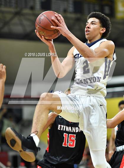 Thumbnail 3 in Etiwanda @ Sierra Canyon (CIF Open DIV Southern Regional Final) photogallery.