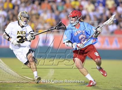 Thumbnail 2 in Charlotte Catholic vs. Apex (NCHSAA 4A Final) photogallery.