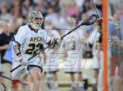 Thumbnail 2 in Charlotte Catholic vs. Apex (NCHSAA 4A Final) photogallery.