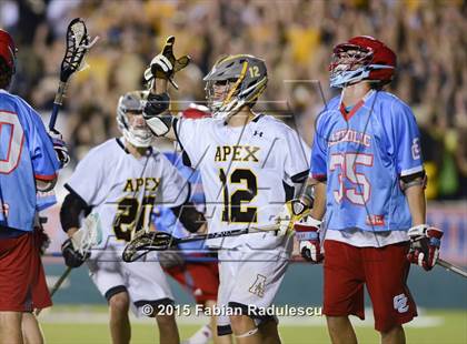 Thumbnail 1 in Charlotte Catholic vs. Apex (NCHSAA 4A Final) photogallery.