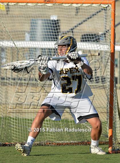Thumbnail 3 in Charlotte Catholic vs. Apex (NCHSAA 4A Final) photogallery.
