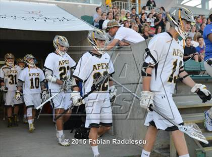 Thumbnail 3 in Charlotte Catholic vs. Apex (NCHSAA 4A Final) photogallery.