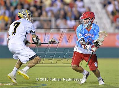 Thumbnail 3 in Charlotte Catholic vs. Apex (NCHSAA 4A Final) photogallery.