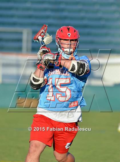 Thumbnail 1 in Charlotte Catholic vs. Apex (NCHSAA 4A Final) photogallery.