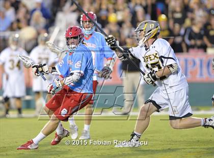 Thumbnail 1 in Charlotte Catholic vs. Apex (NCHSAA 4A Final) photogallery.