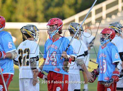 Thumbnail 1 in Charlotte Catholic vs. Apex (NCHSAA 4A Final) photogallery.