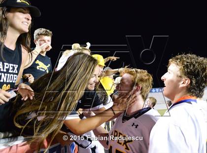 Thumbnail 1 in Charlotte Catholic vs. Apex (NCHSAA 4A Final) photogallery.