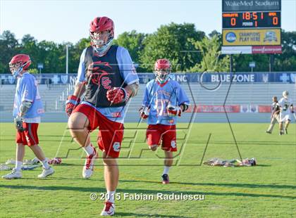 Thumbnail 1 in Charlotte Catholic vs. Apex (NCHSAA 4A Final) photogallery.