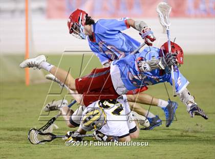 Thumbnail 3 in Charlotte Catholic vs. Apex (NCHSAA 4A Final) photogallery.