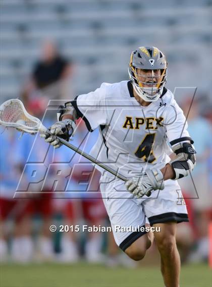 Thumbnail 3 in Charlotte Catholic vs. Apex (NCHSAA 4A Final) photogallery.