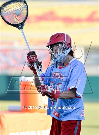 Thumbnail 1 in Charlotte Catholic vs. Apex (NCHSAA 4A Final) photogallery.