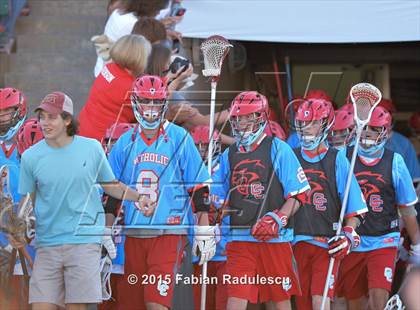 Thumbnail 3 in Charlotte Catholic vs. Apex (NCHSAA 4A Final) photogallery.