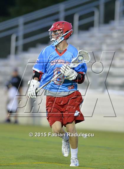 Thumbnail 3 in Charlotte Catholic vs. Apex (NCHSAA 4A Final) photogallery.