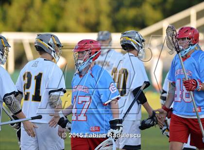 Thumbnail 3 in Charlotte Catholic vs. Apex (NCHSAA 4A Final) photogallery.