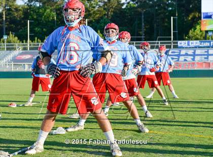 Thumbnail 2 in Charlotte Catholic vs. Apex (NCHSAA 4A Final) photogallery.