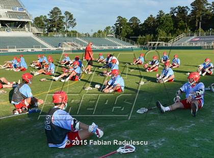 Thumbnail 1 in Charlotte Catholic vs. Apex (NCHSAA 4A Final) photogallery.