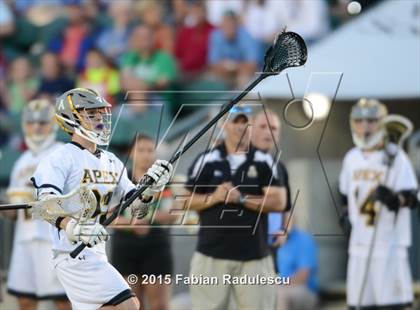 Thumbnail 2 in Charlotte Catholic vs. Apex (NCHSAA 4A Final) photogallery.